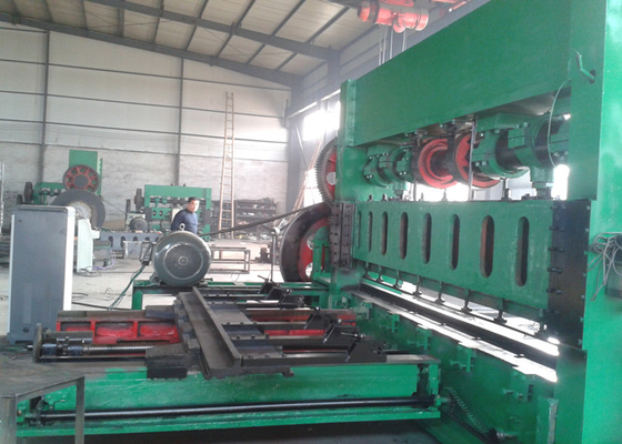 PLC Control Steel Mesh Machine , Max Thickness 6 Mm Expanded Mesh Machine
